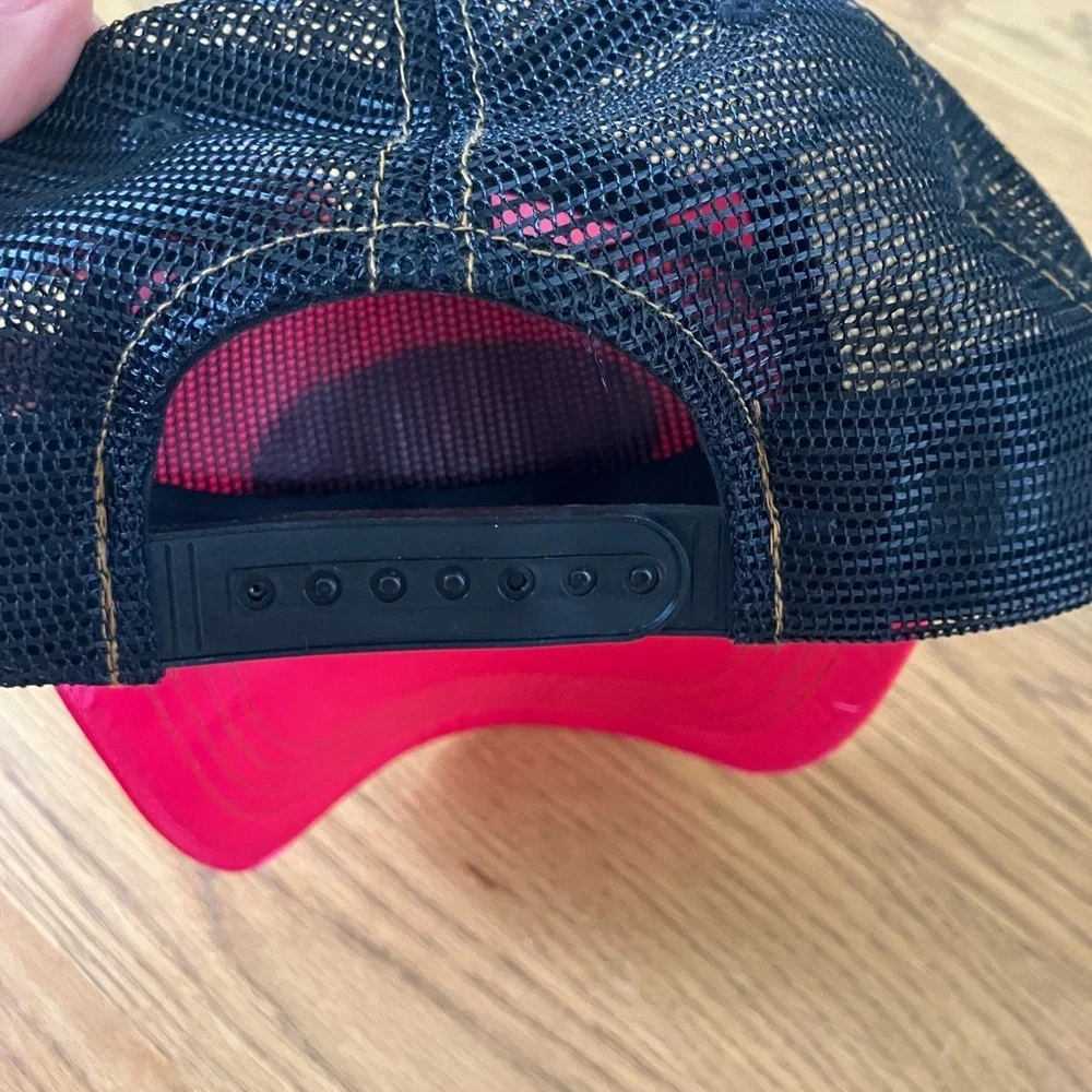 EUC Vintage Von Dutch Silky Hot Pink and Black Trucker Hat - Picture 4 of 10